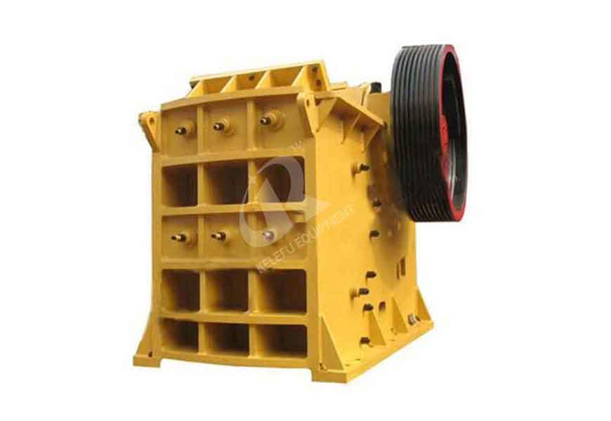 Jaw type fine crusher